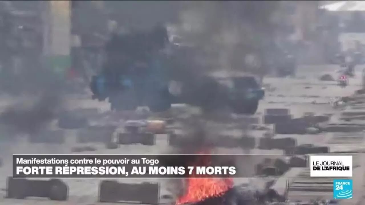 Togo : 7 morts lors de la répression des manifestations contre le président Faure Gnassingbé