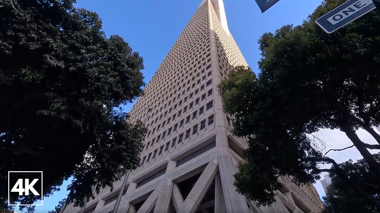 [4K] Montgomery Street in San Francisco