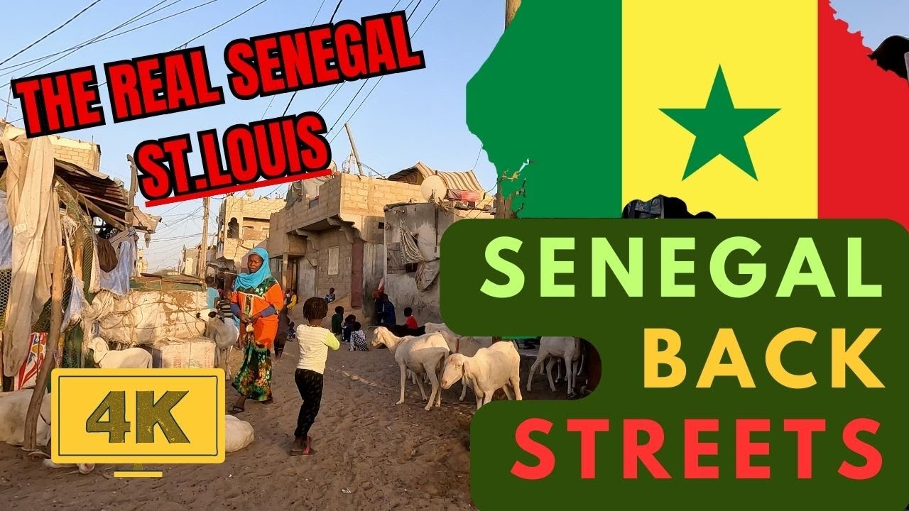 Senegal - The African Side of St. Louis | African Backstreets 4K #PART 1 [Türkçe Altyazılı]