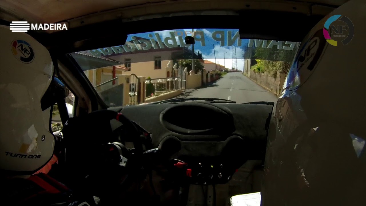 Onboard Vitor Ferro - Igor Velosa Toyota Yaris 1ª  Subida Oficial  Rampa da Ponta do Sol 2018
