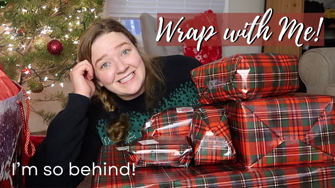 Wrap With Me Christmas 2021! I'm SOOOO Behind!!! Wrapping Xmas Presents 2021