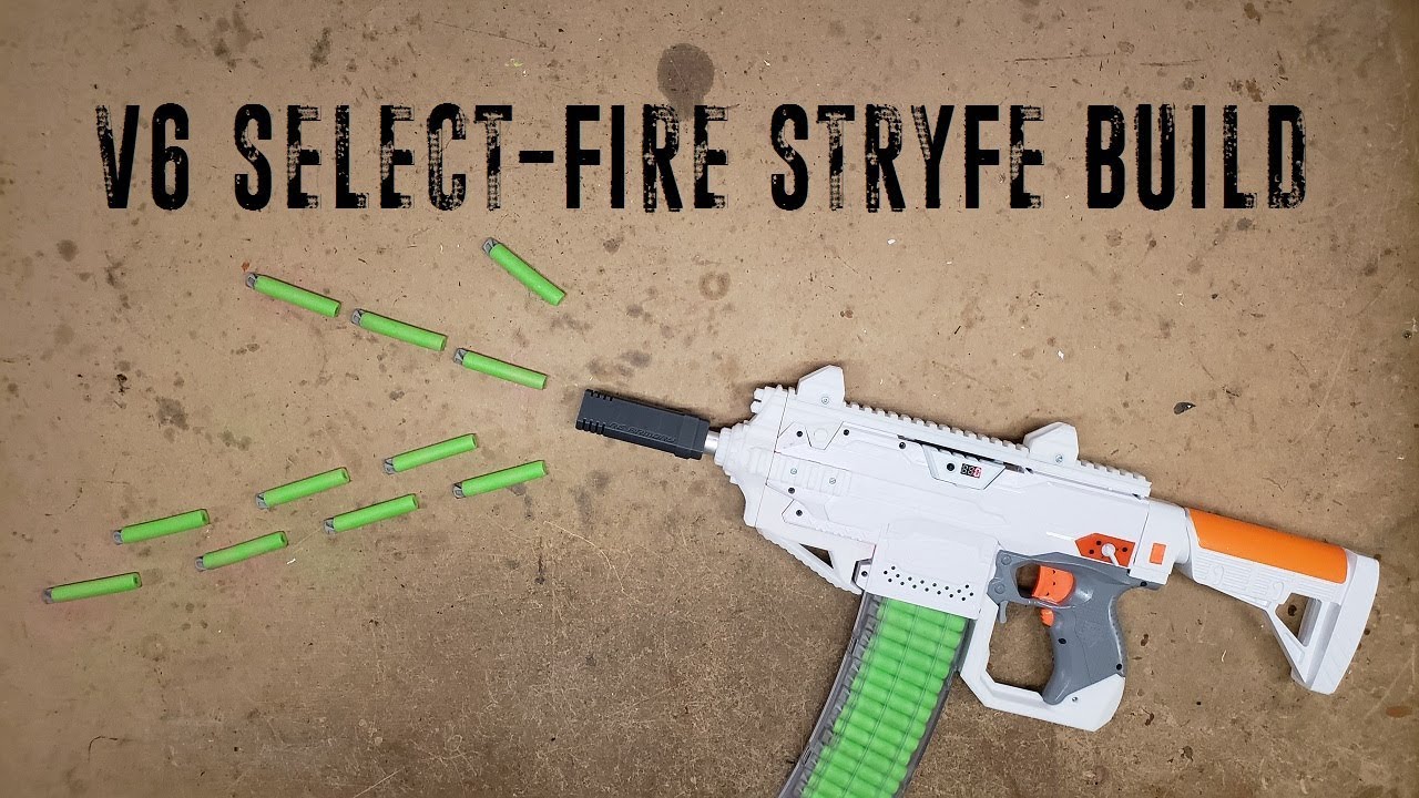 White Stryfe Build - Select-Fire Kit v6