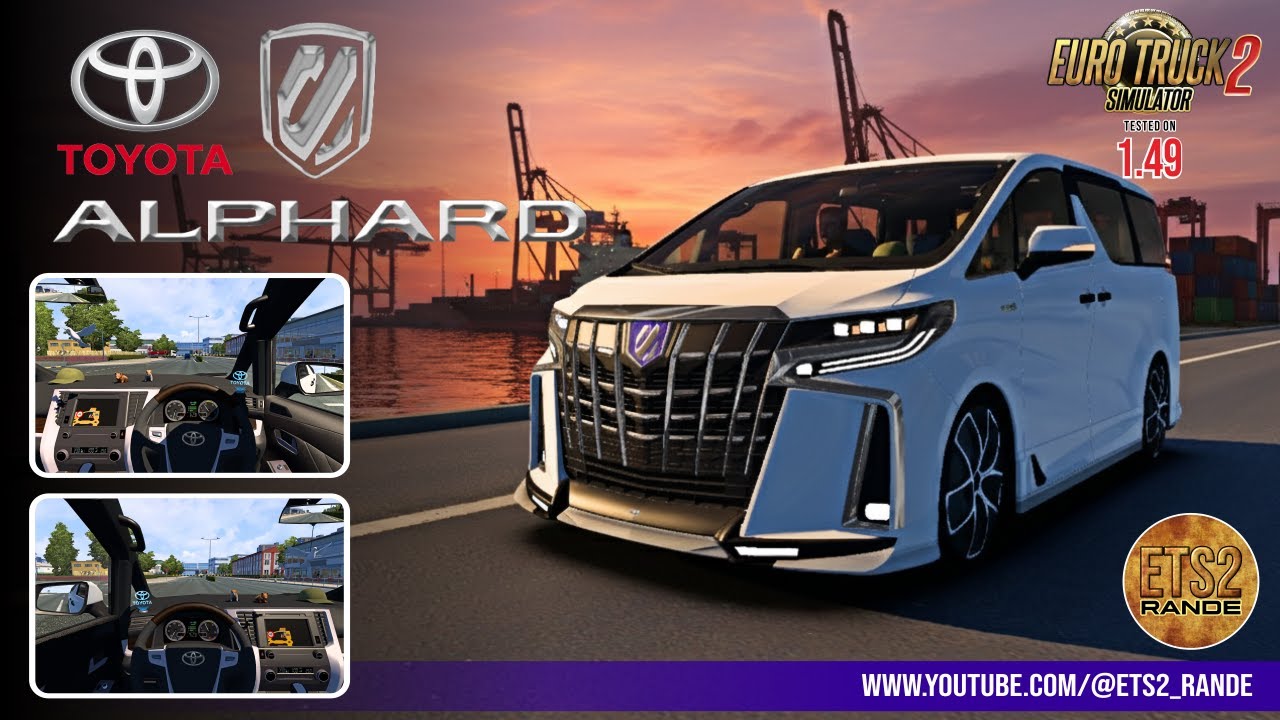 Toyota Alphard ETS2 1.49 Car Mod LHD+RHD