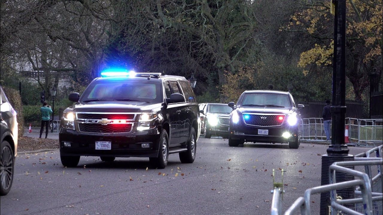 Trump Motorcade 2021 President Going Home | Whit House  Now