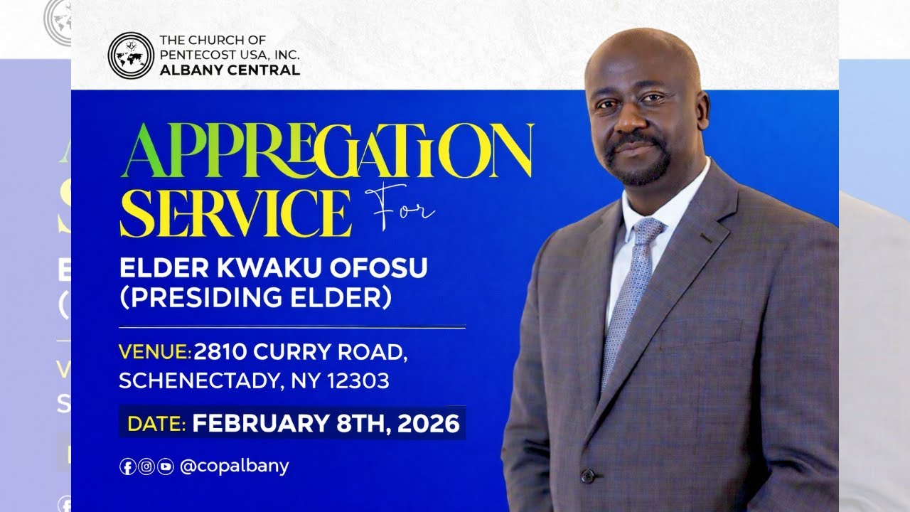 Albany Central || Presiding Elder Kwaku Ofosu Appreciation Service || February 8th, 2026