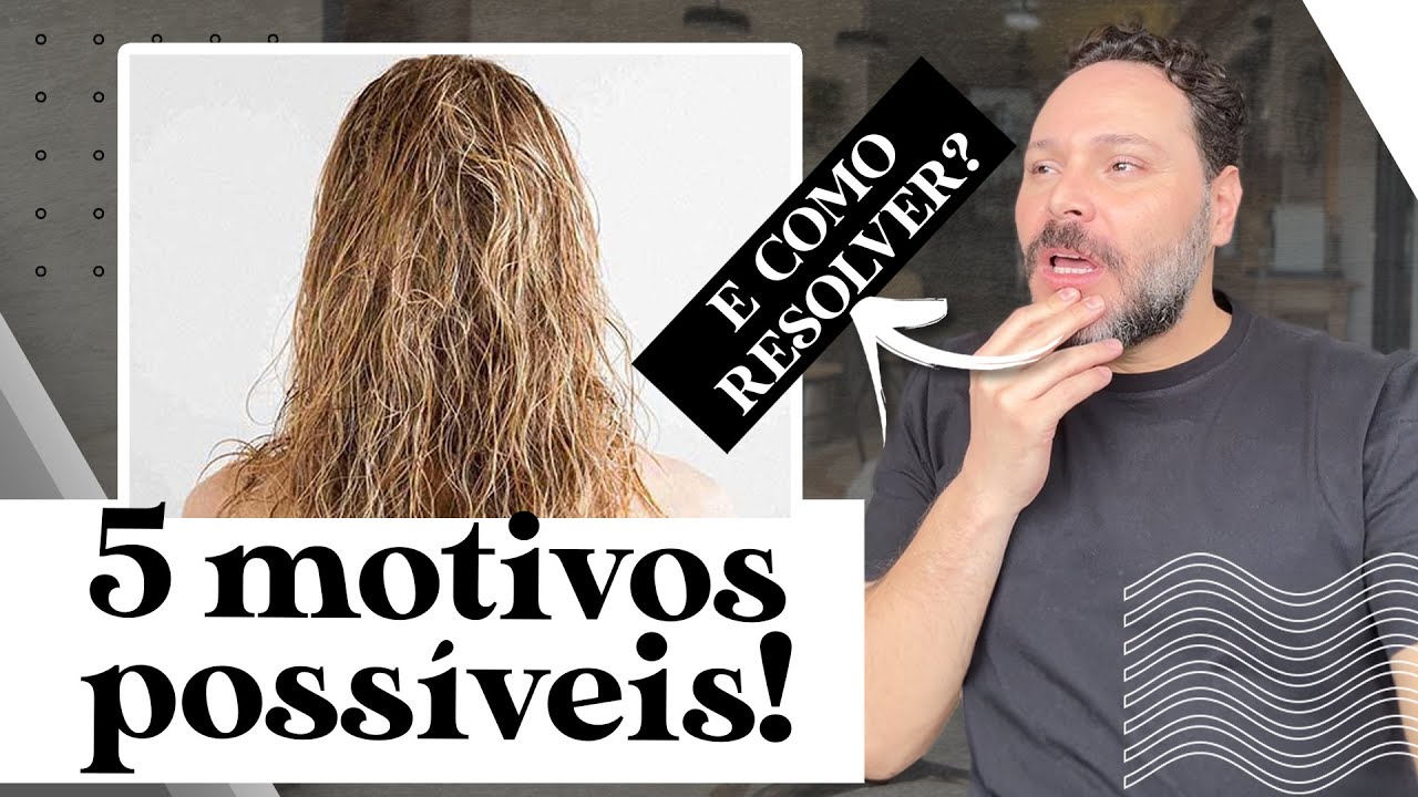 Seu cabelo FICOU DURO? E AGORA?