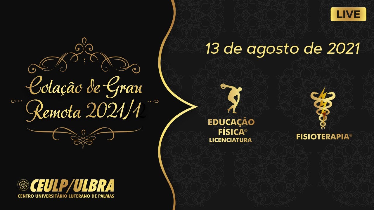 Colação de Grau Remota 2021/1
