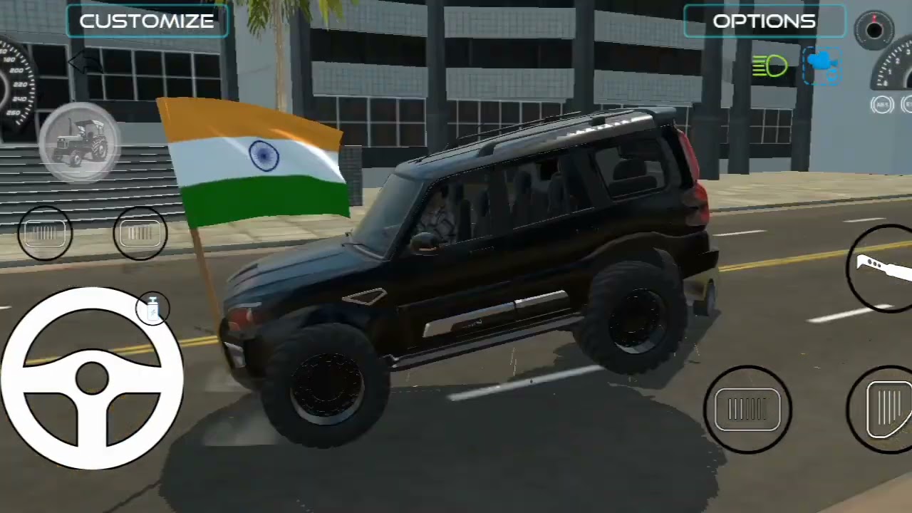 Scarpio wala game stunt #indianbikesdriving3dnewtodayupdate 