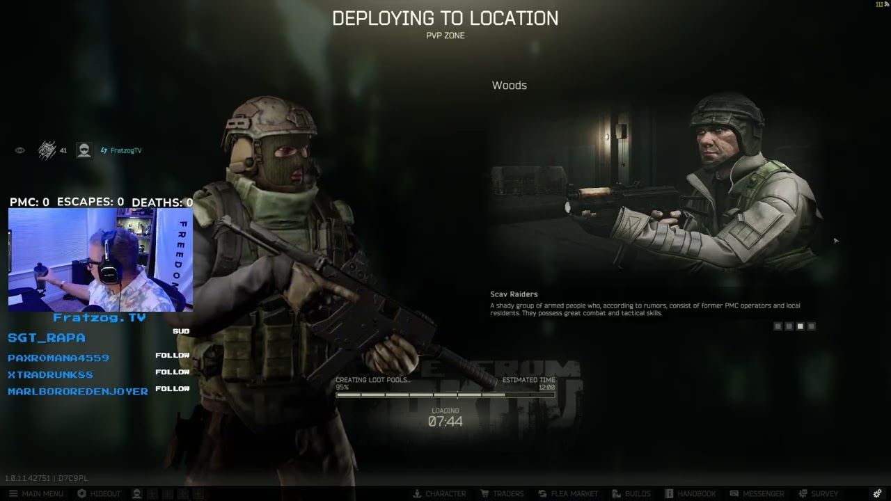 Tarkov BETA 1.0 | LVL 41 | 5K HR Timmy | All Natural | #SayNoToArenaBloat | #WhichWayIsWoods