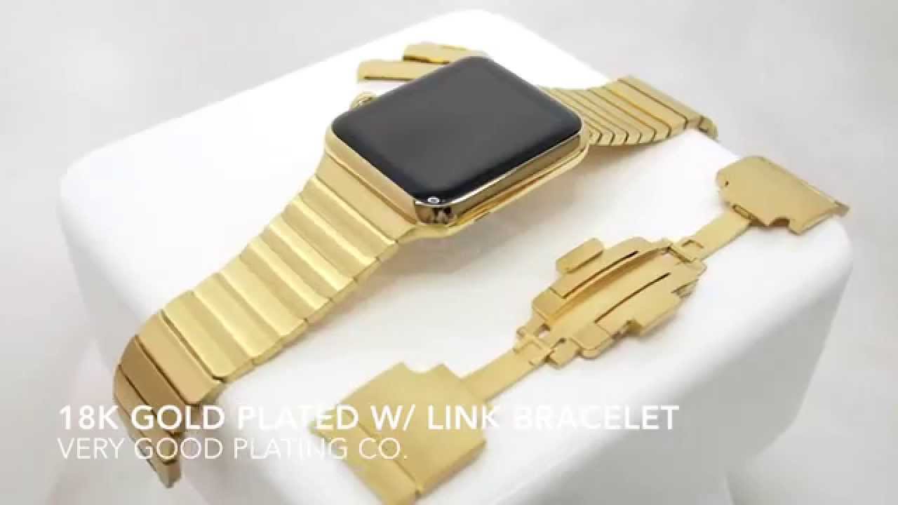 18K And 24K Gold Plated Apple Watch