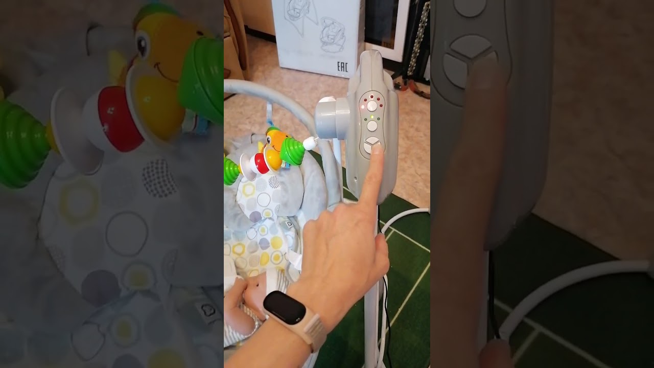 качели шезлонг 2 в 1