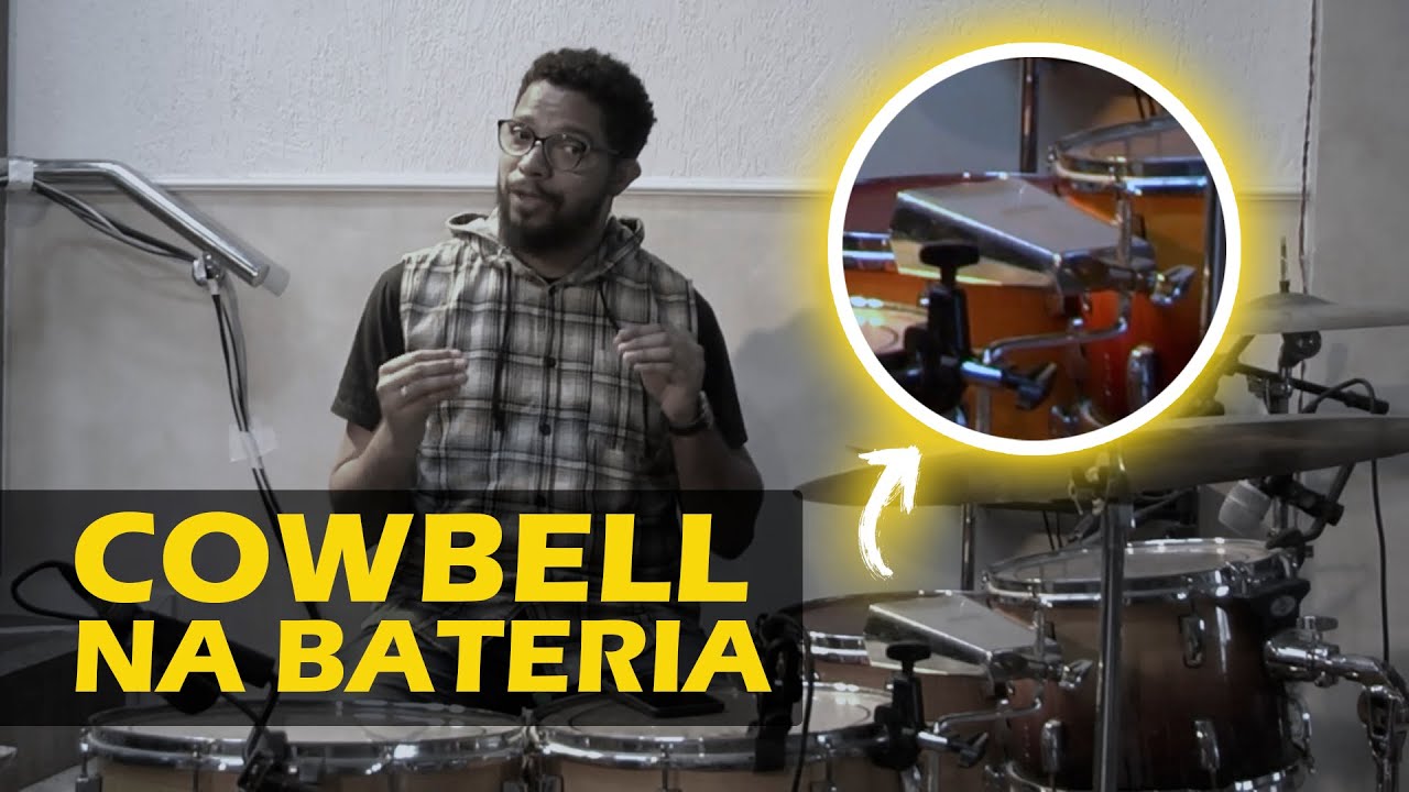 🔥 COMO USAR O COWBELL NA BATERIA | 2 GROOVES SIMPLES 🥁