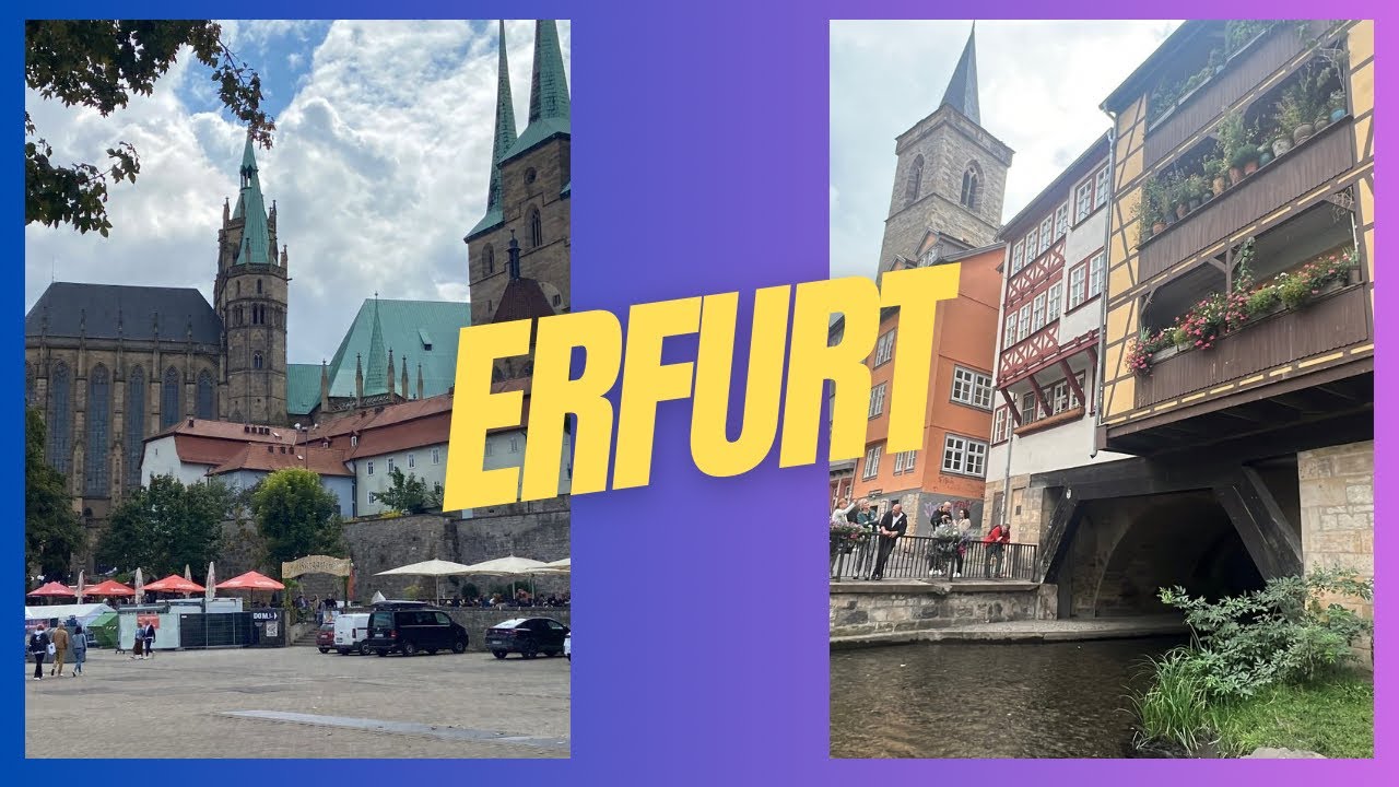 Erfurt | Germany 🇩🇪 | Krämerbrücke | Walking Tour #travel 