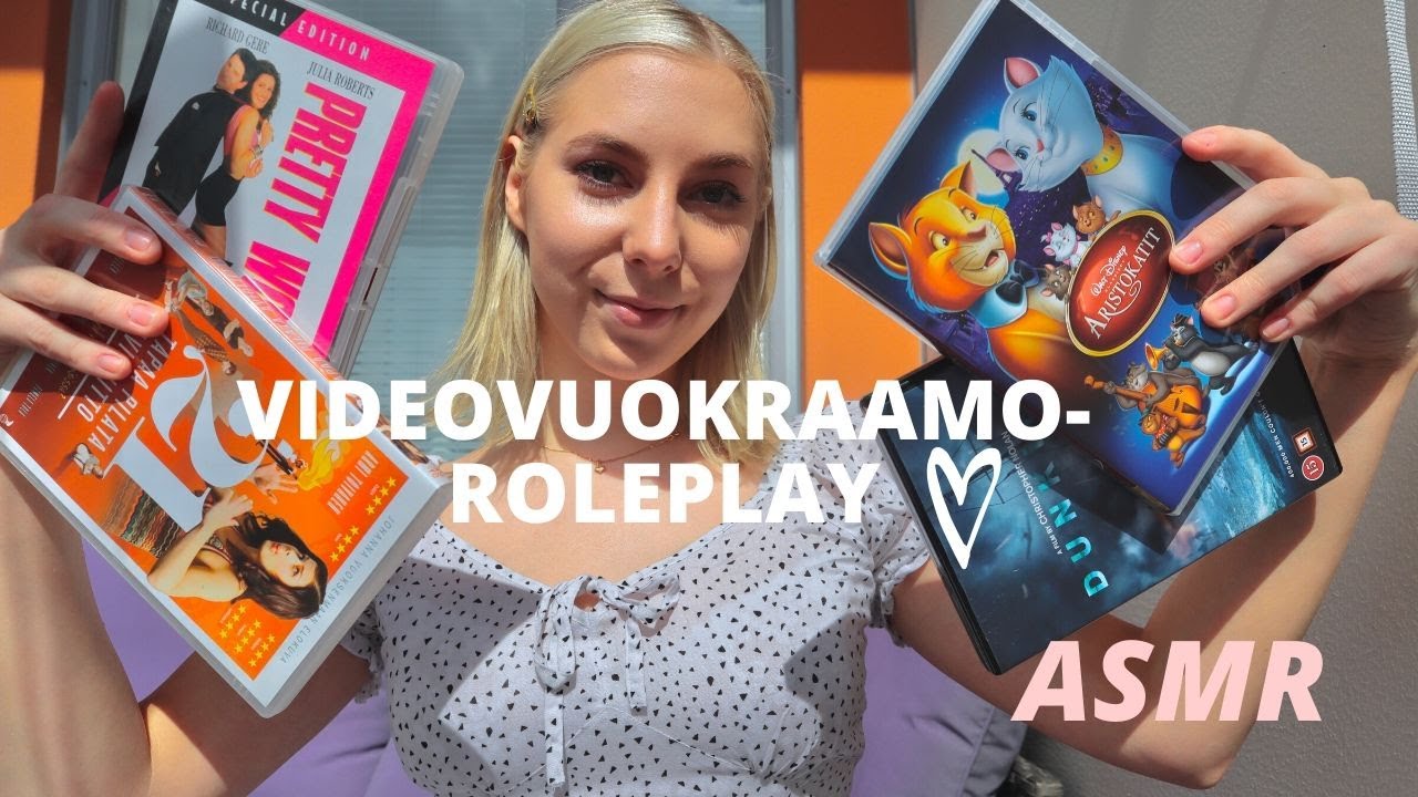 ASMR SUOMI ROLEPLAY Videovuokraamo osa 2 🎬
