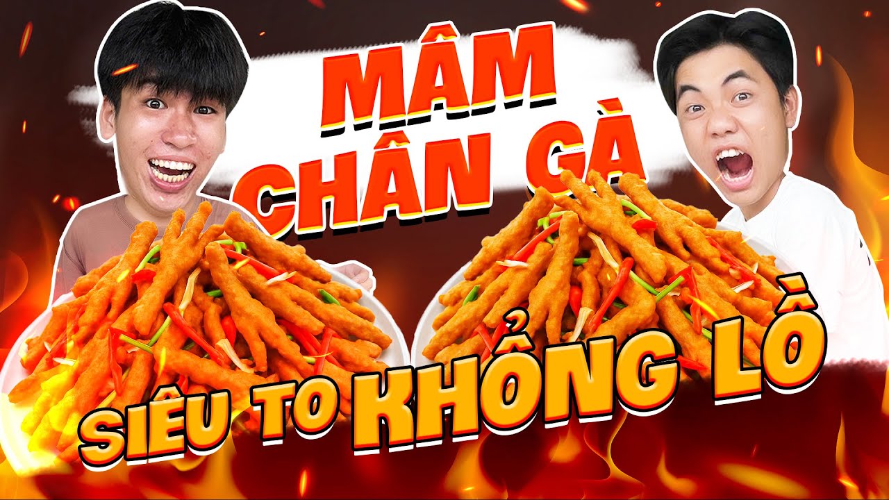 A Ngọc Tony TV l Thử Thách Làm Chân Gà Sốt Thái