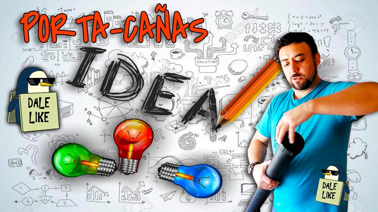 COMO FABRICAR PORTA-CAÑAS, fácil y simple