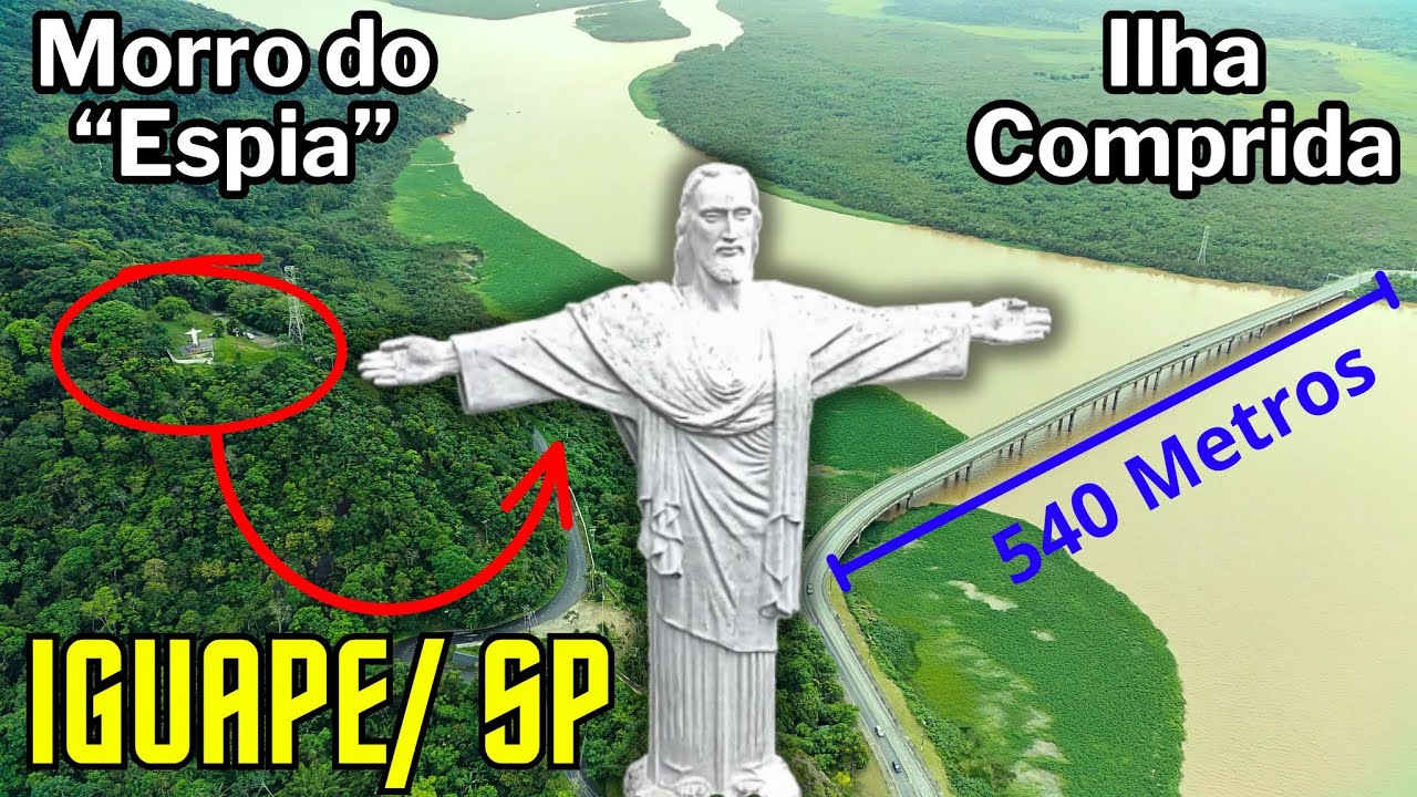 Você já viu o Mirante do Cristo de IGUAPE? E a ponte que liga até aa ILHA COMPRIDA?