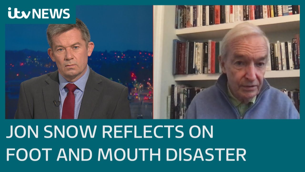 Channel 4 presenter Jon Snow reflects on the foot and mouth disaster 20 years on | ITV News