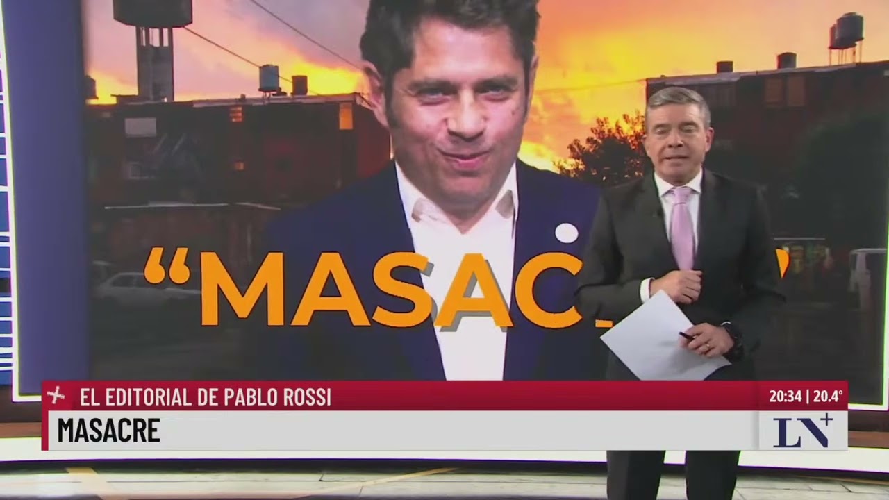 Masacre, el editorial de Pablo Rossi