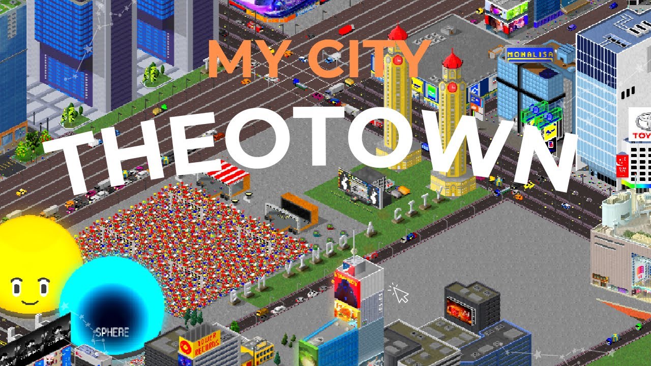 Showing my City design here on theotown.