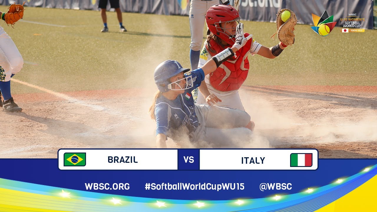 Highlights - Game 47 - Brazil vs Italy - 2023 U-15 Women's Softball World Cup