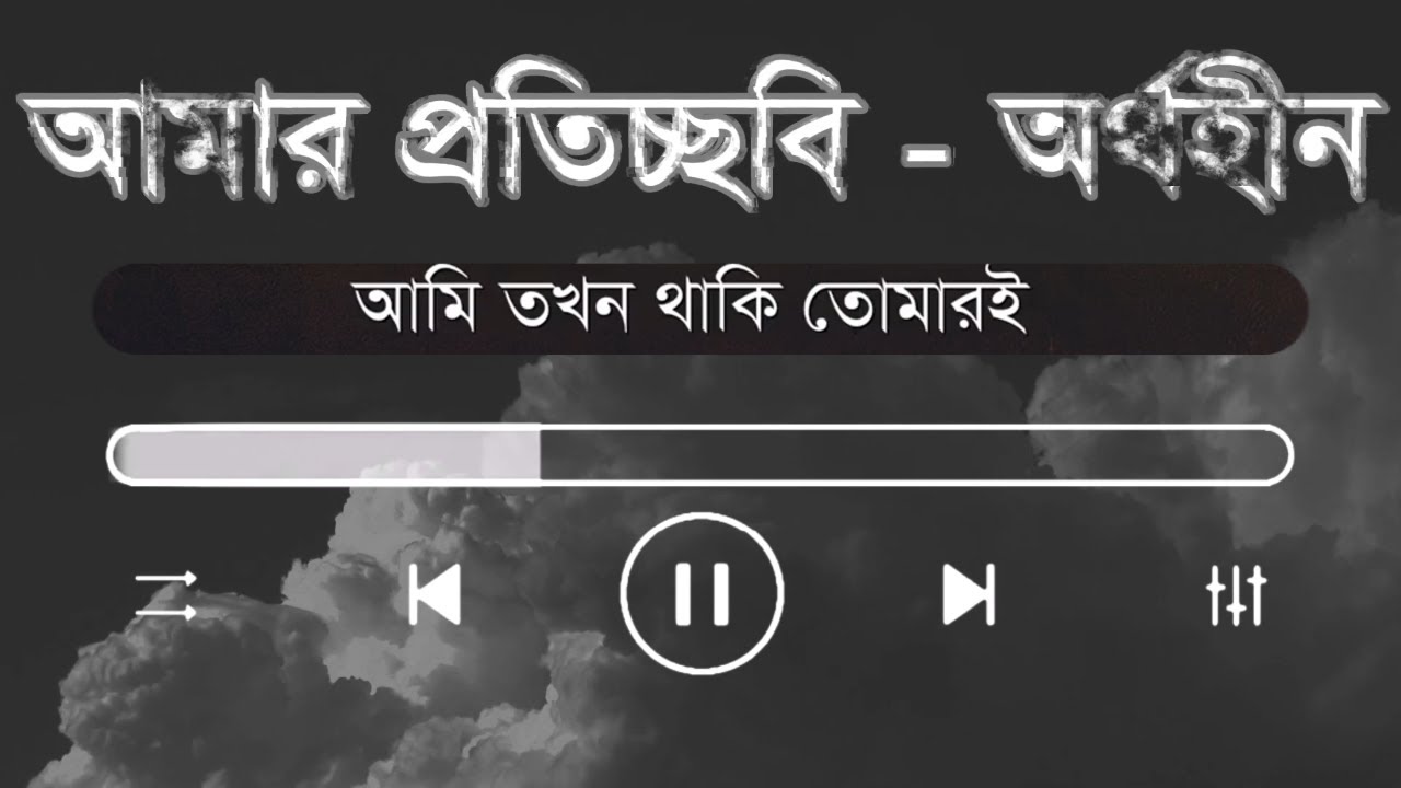 Amar Proticchobi - Aurthohin Karaoke ।। আমার প্রতিচ্ছবি - অর্থহীন কারাওকে