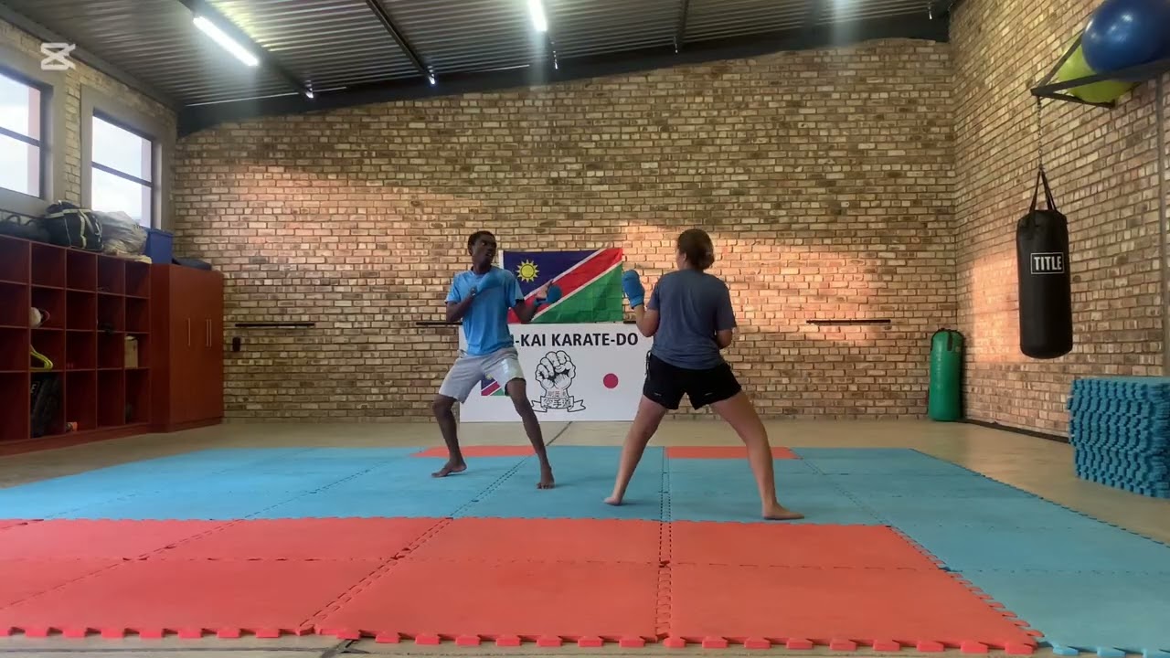 A kumite session