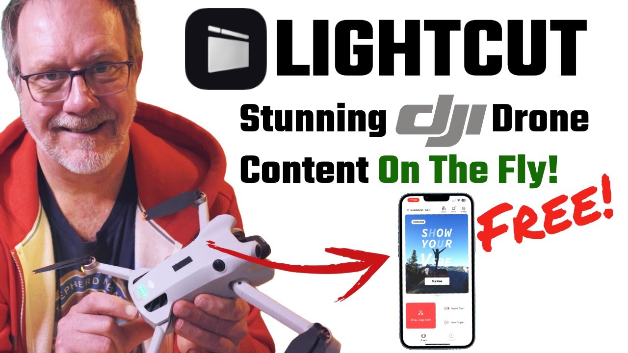DJI Fly and Lightcut - Effortlessly Edit Drone Videos Anywhere! (Check Pinned Comment!)