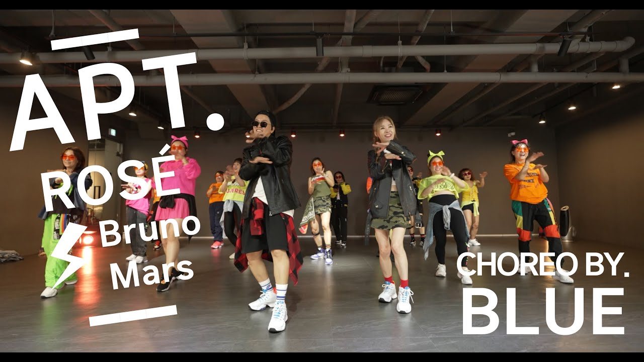 [ZUMBA] APT. - 로제&Bruno Mars 안무 동영상 in dopedance(choreo by.BLUE)