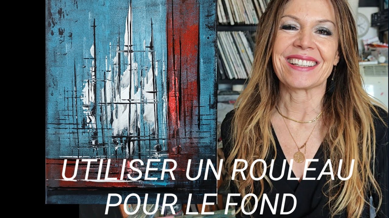 UTILISER UN ROULEAU POUR LE FOND par Nelly LESTRADE