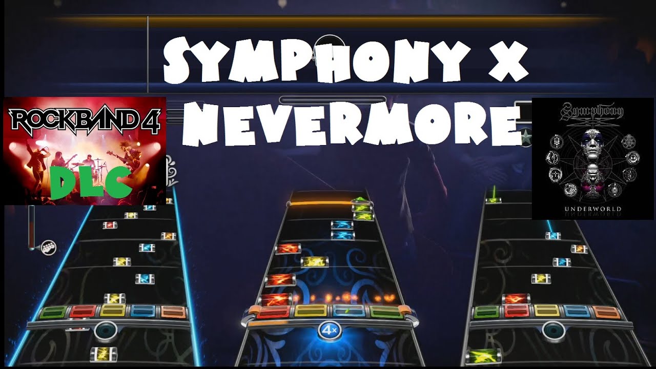 Symphony X - Nevermore - Rock Band 4 DLC Expert Full Band (December 8th, 2015)