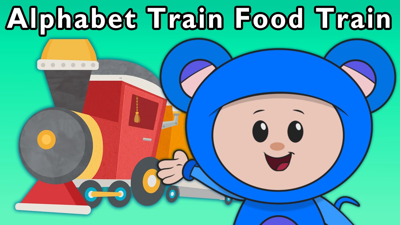 T Is for Train | Alphabet Train Food Train + More | Mother Goose Club Phonics Songs