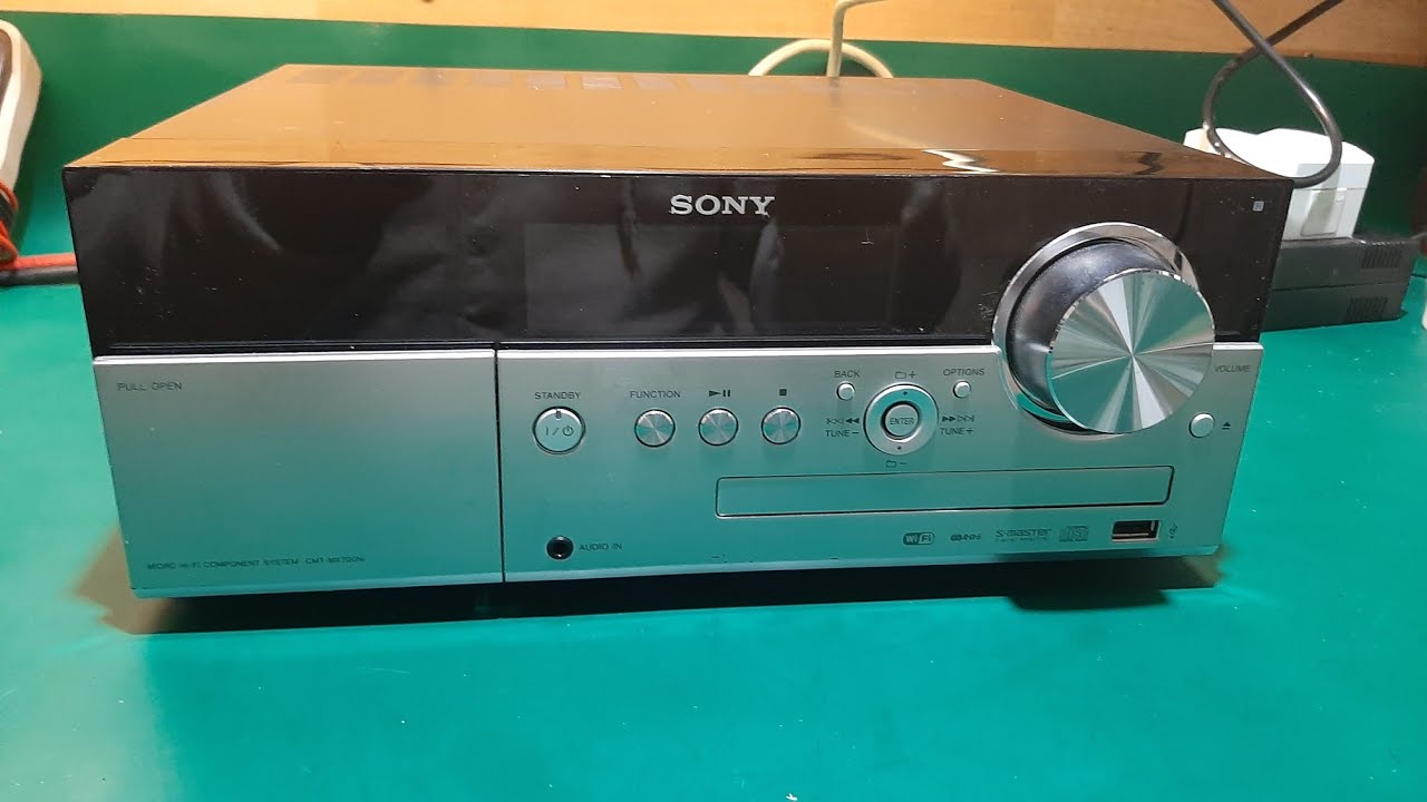 Ubrizgavanje struje || Popravka pojacala Sony CMT-MX700Ni