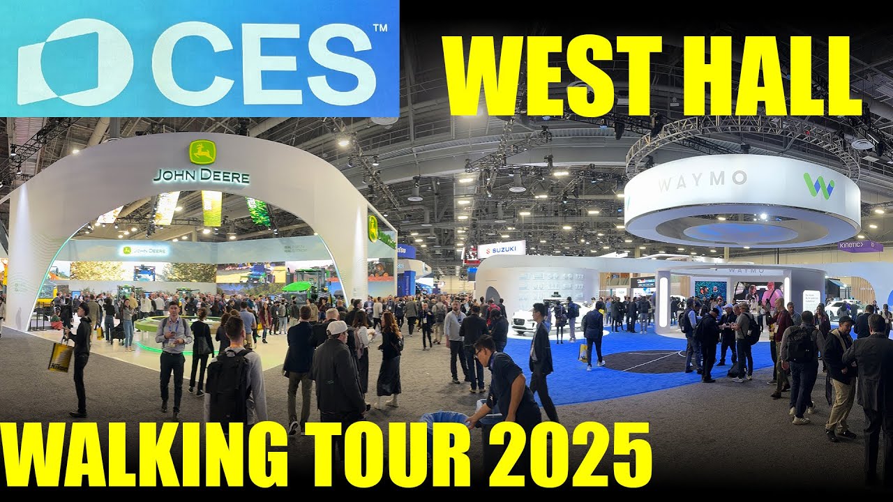 CES 2025 West Hall - Walking Tour - Full Walkthrough - Future Driving Tech