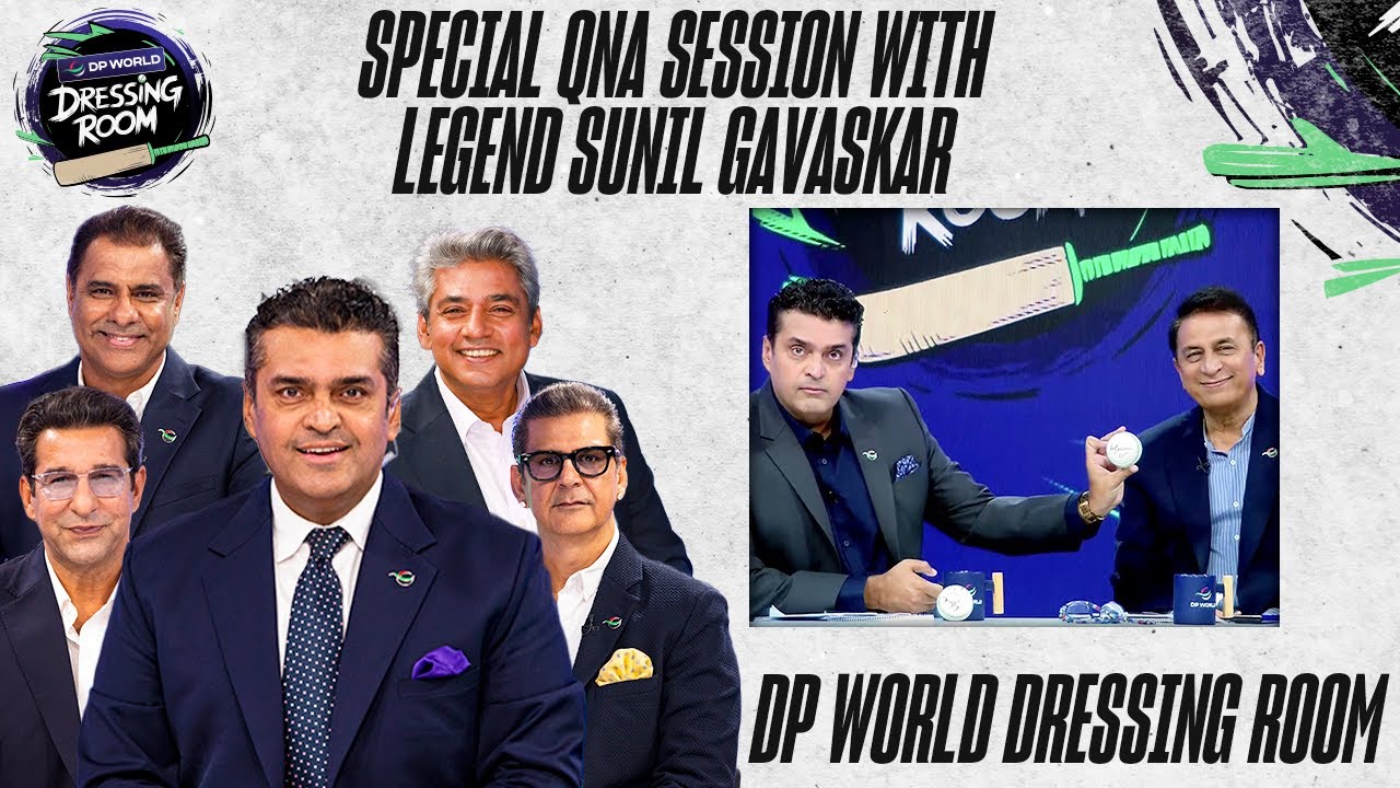 Special QnA Session With Legend Sunil&nbsp;Gavaskar | THE DP WORLD DRESSING ROOM | ZA1A