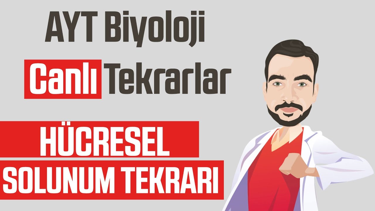 BENİM VE ÖSYM'NİN EN SEVDİĞİ KONU! HÜCRESEL SOLUNUM CANLI TEKRAR