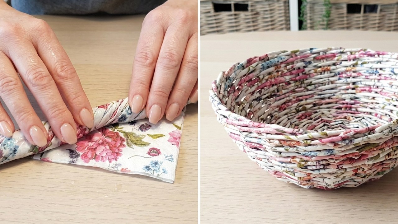 Я ПРОСТО НАМОЧИЛА САЛФЕТКИ  И ВОТ ЧТО ПОЛУЧИЛОСЬ...DOLLAR TREE NAPKINS | DIY ...