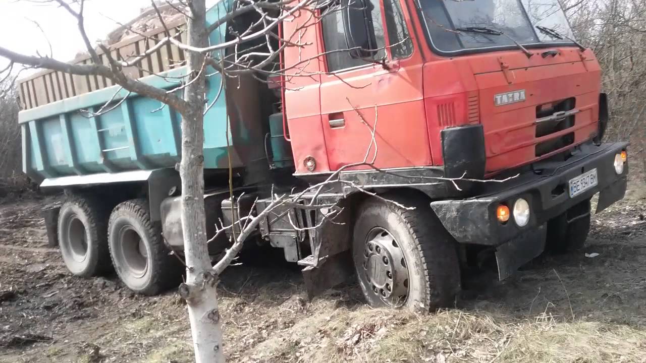 Tatra 815 S1 Выгрузка на дачах.