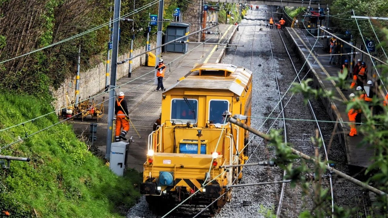 Irish Rail Engineering works at Glenageary Part 3/3.  10/4/23