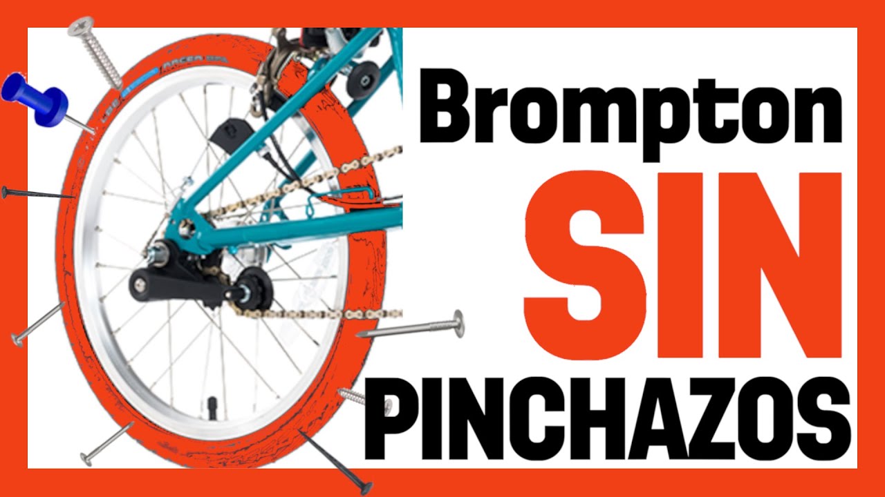 💥 RUEDA para BROMPTON que NO PINCHA💥 Mejores NEUMÁTICOS para ciudad y BICICLETAS plegables