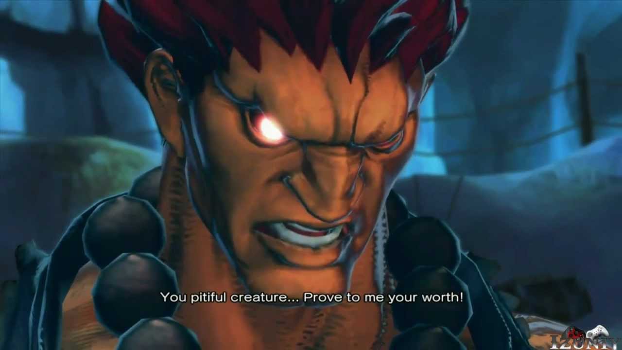 Street Fighter X Tekken : Akuma Rival Battle Scene + Ending Cinematic [HD]