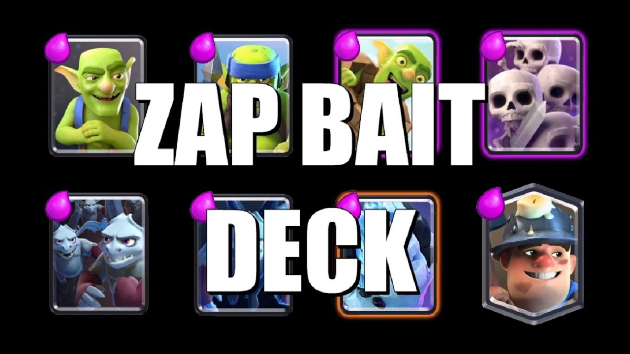 Zap and Arrow Bait Deck - Clash Royale