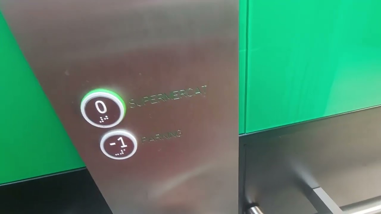 2021 ThyssenKrupp lift at Mercadona supermarket in Tarragona
