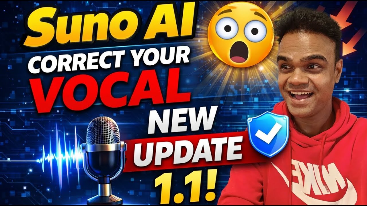 Suno AI Update 1.1: Advanced Vocal Correction & Prompts (Hindi)