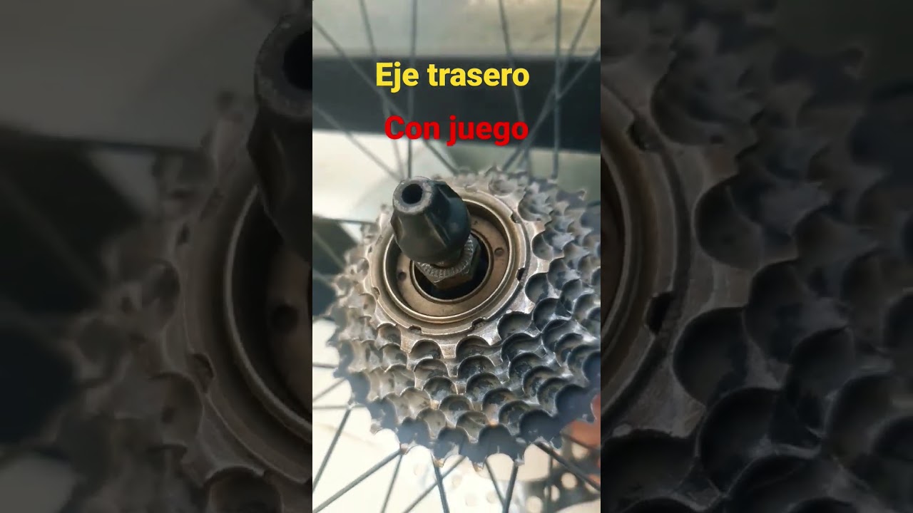 C&oacute;mo identificar rotura eje trasero de bicicleta.