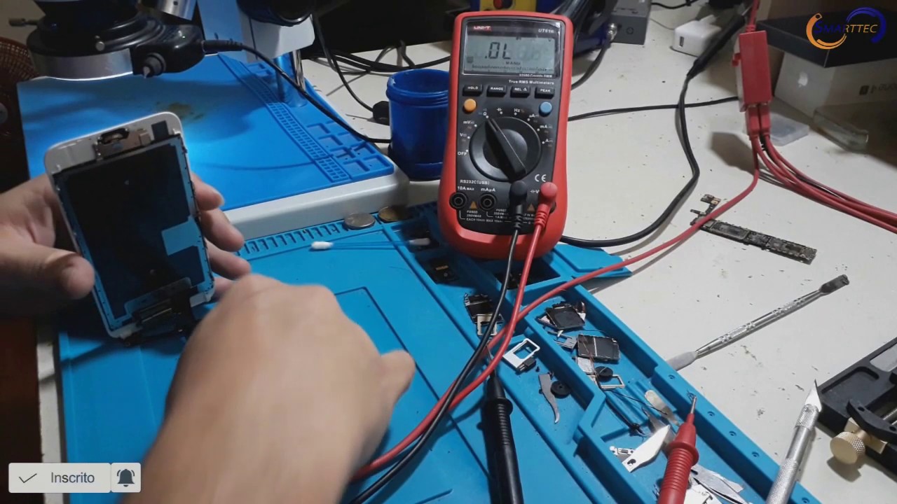 iPhone 6s com  Falha de Touch, Jumper a CPU