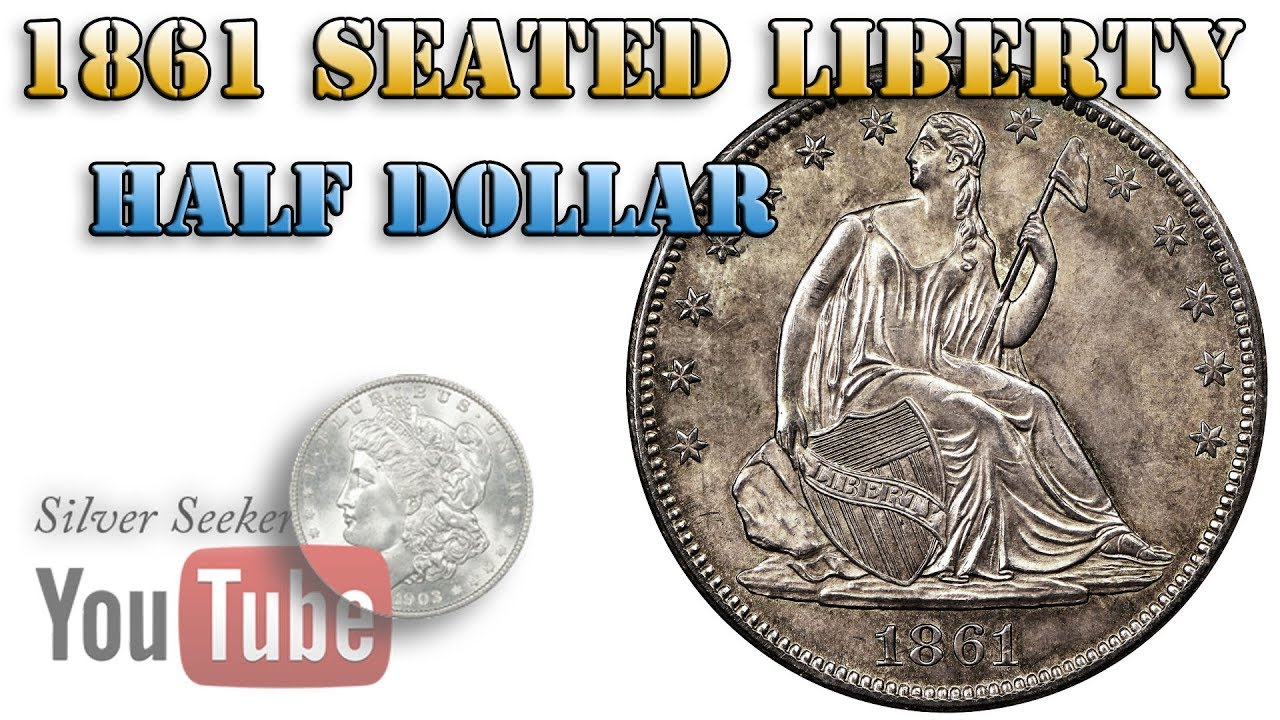 1861 Seated Liberty Half Dollar!