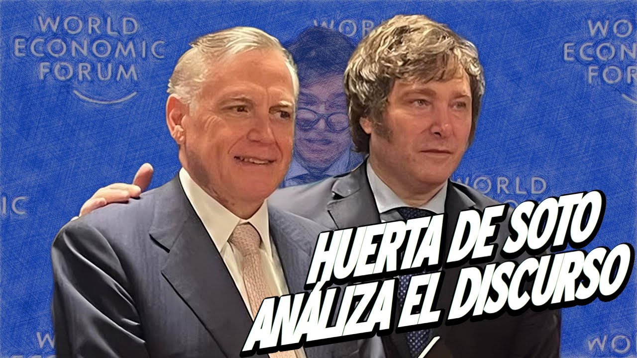 Huerta de Soto analiza en clase el discurso de Javier Milei en Davos