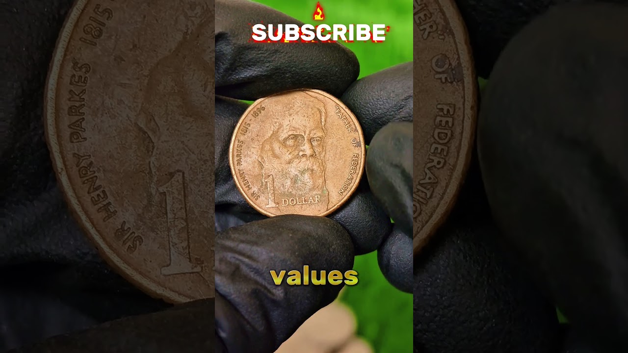 1996 Australian $1 Coin Worth $12,000 💰 #coin #collectiblecoins #money #numismatics #valuablecoins