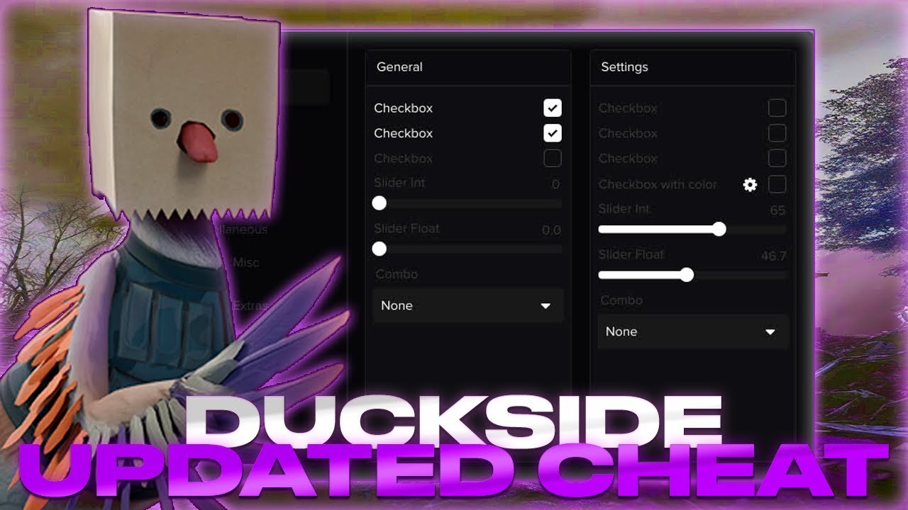 **THE BEST** Duckside - Updated Cheat | Divine Cheat For DuckS | Many Functions | FREE Download 100%